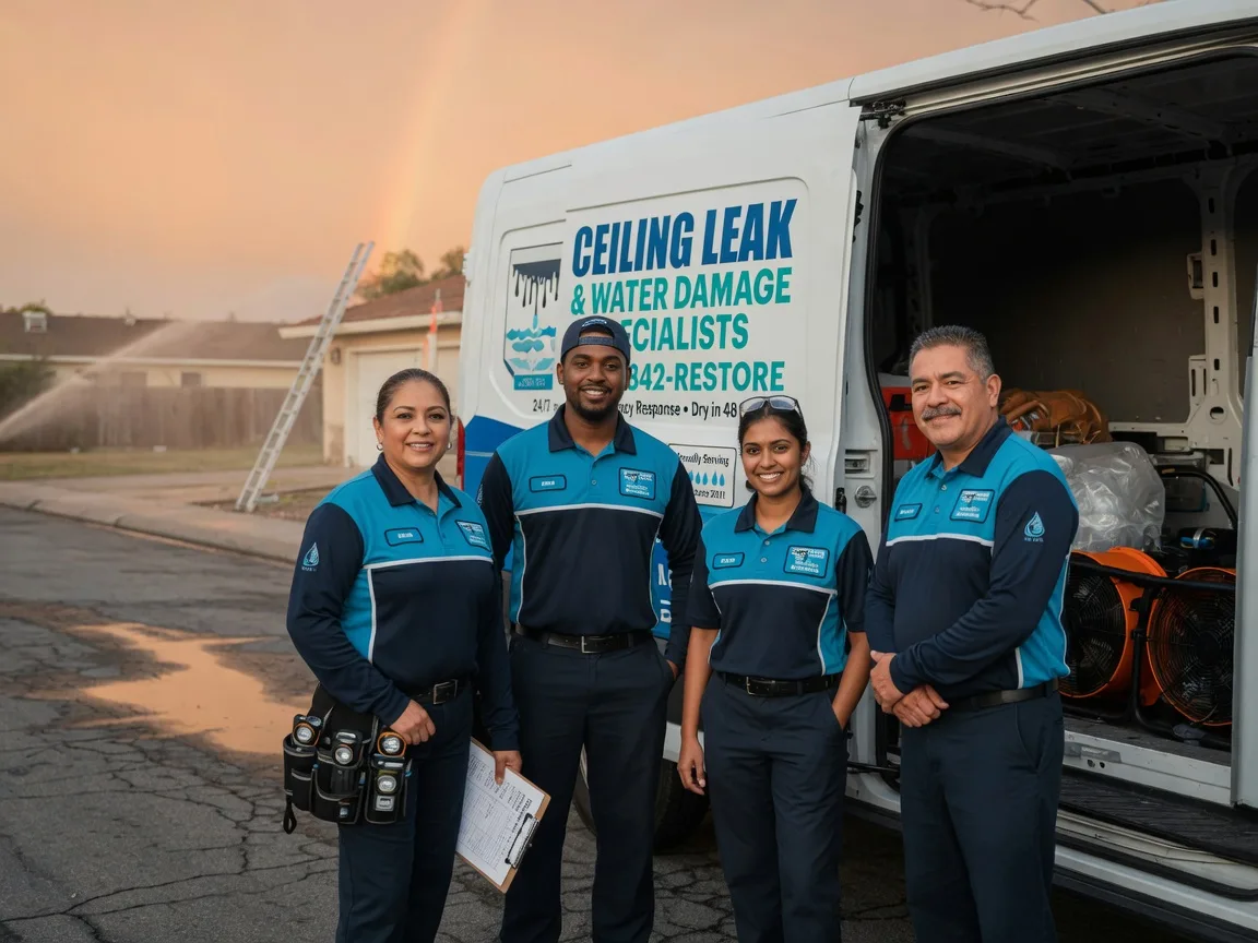 Ceiling Leak Cleanup company in Encino, TX